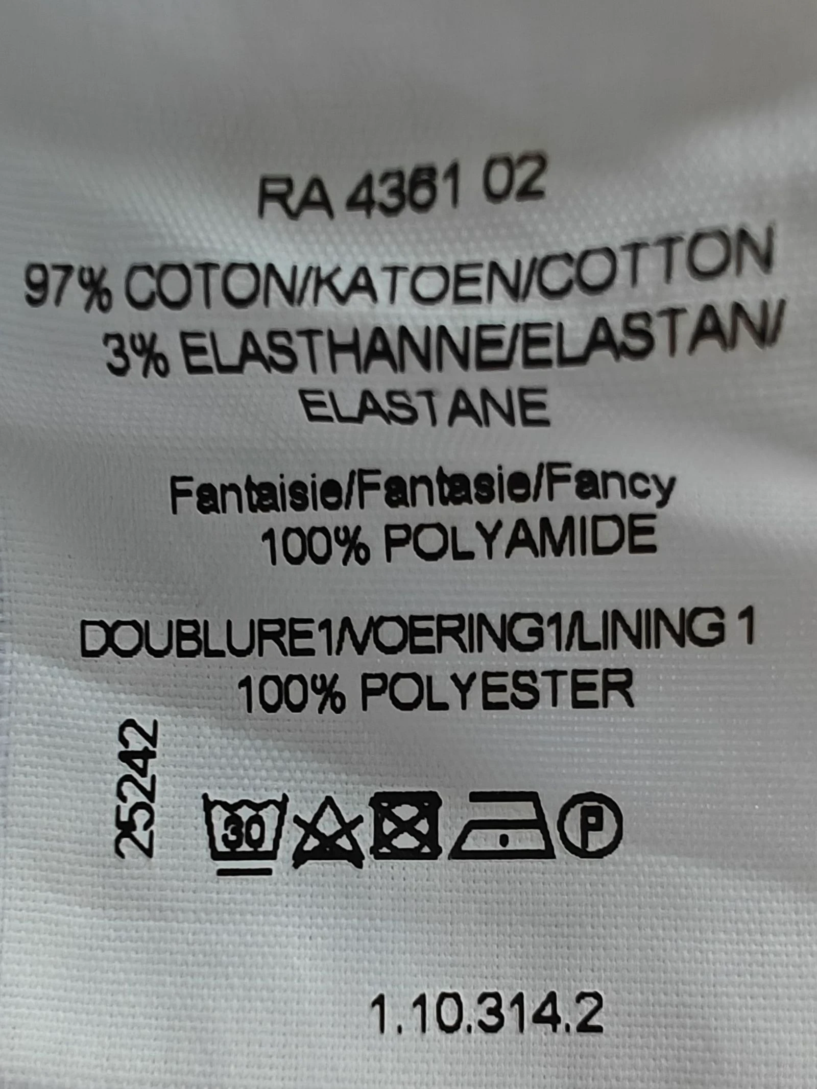 Prachtige witte kokerrok met zwart kant - Bel&Bo – photo 3